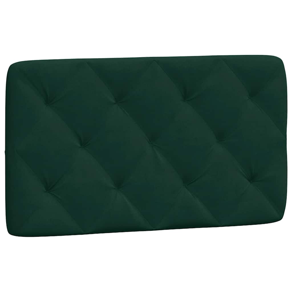 gavlpude 90 cm velour mørkegrøn
