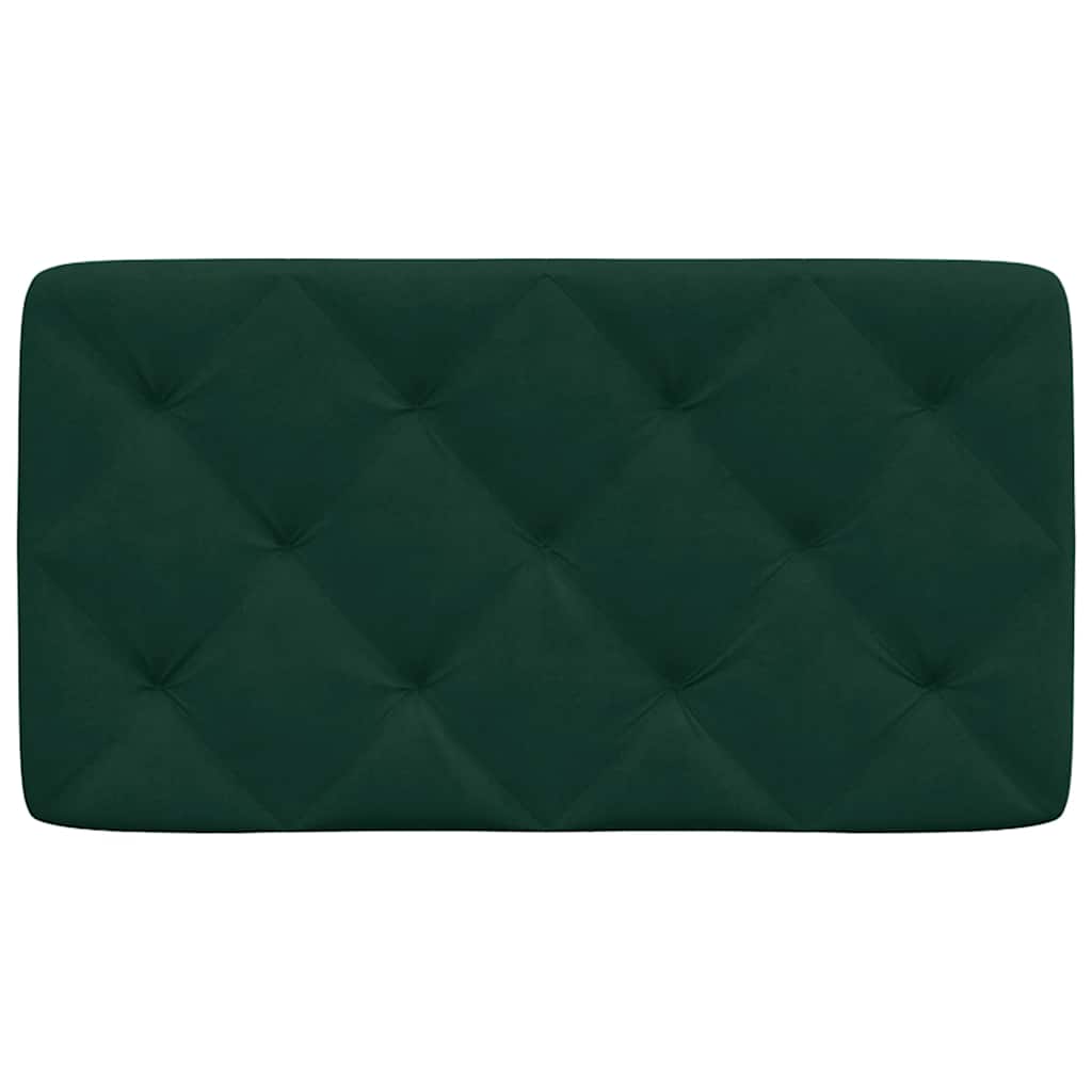 gavlpude 90 cm velour mørkegrøn