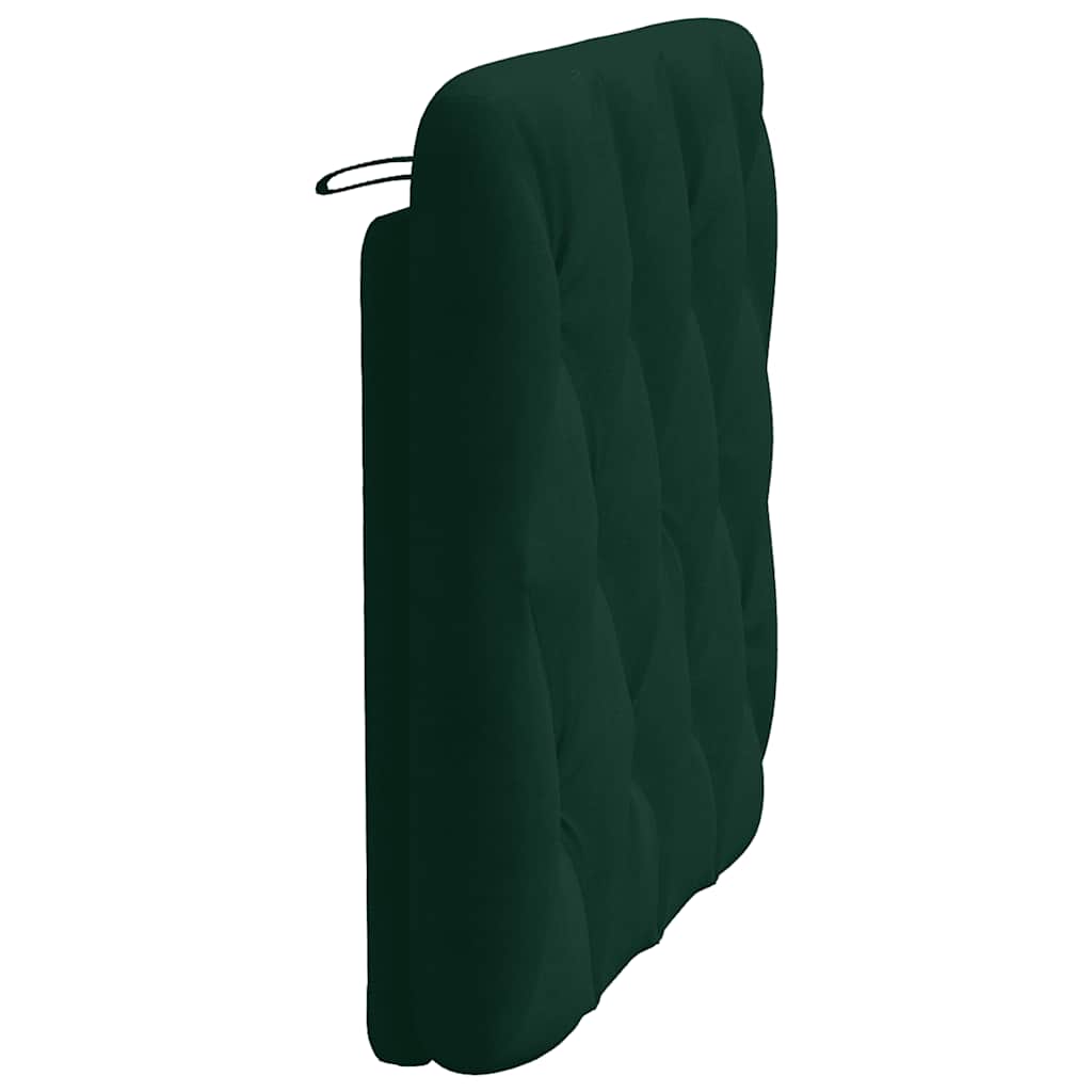 gavlpude 90 cm velour mørkegrøn