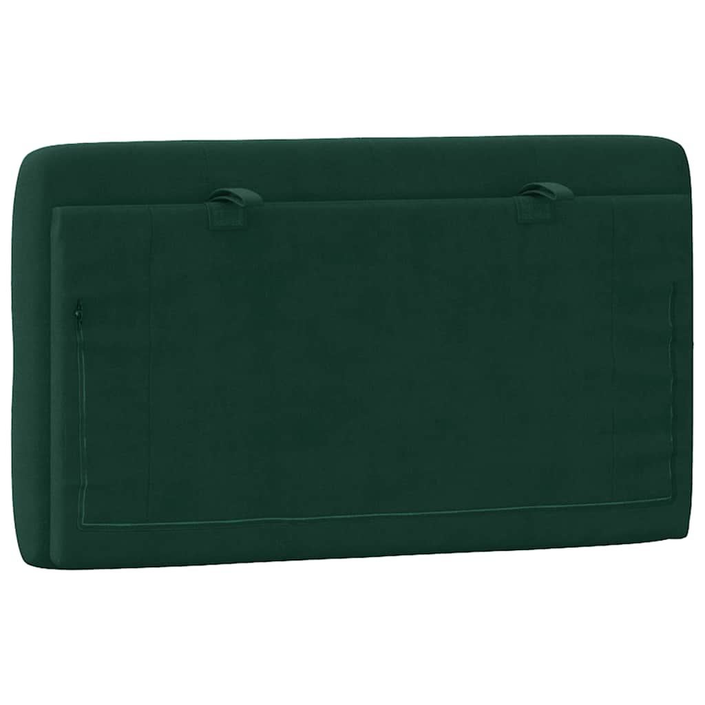 gavlpude 90 cm velour mørkegrøn