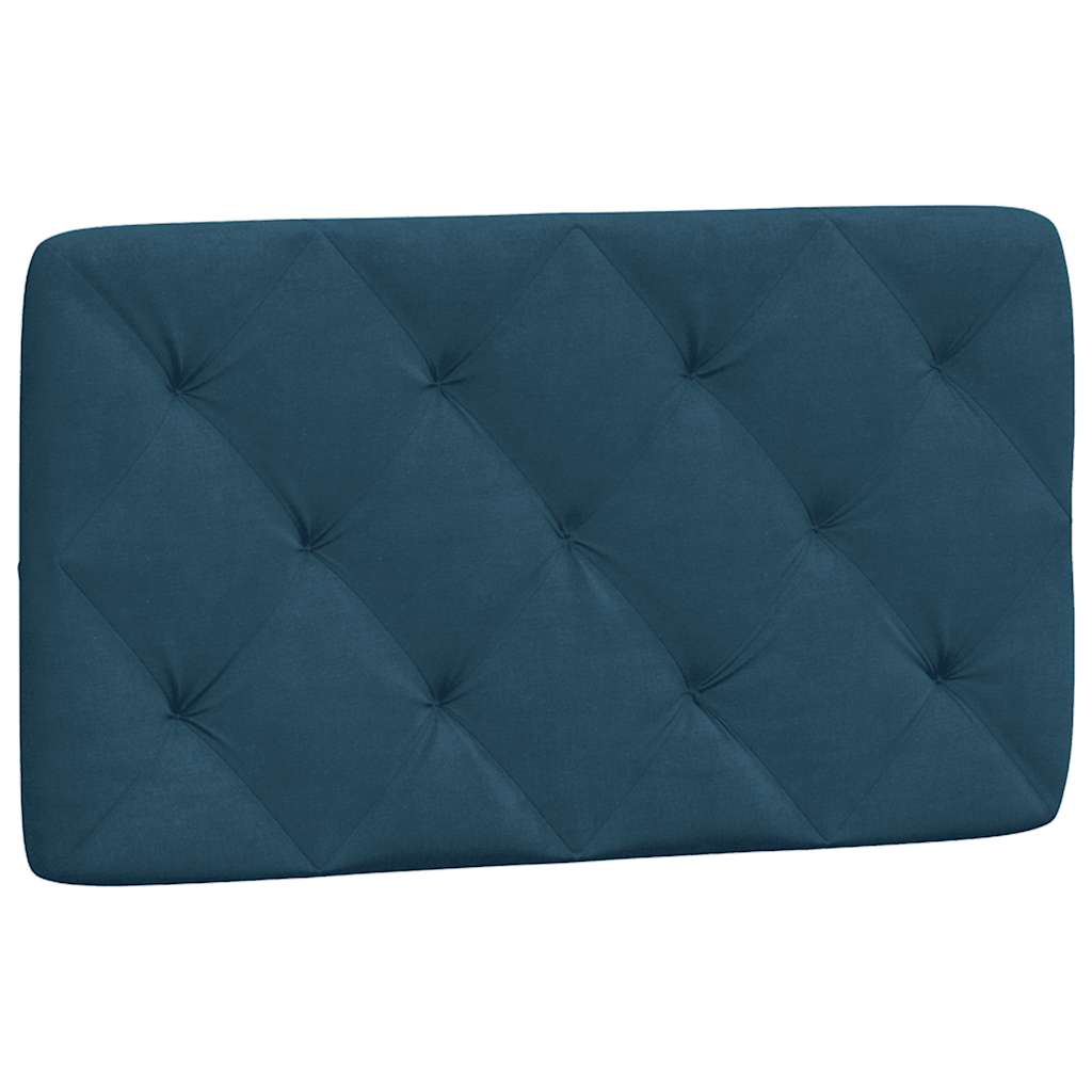 gavlpude 90 cm velour blå