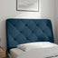 gavlpude 90 cm velour blå