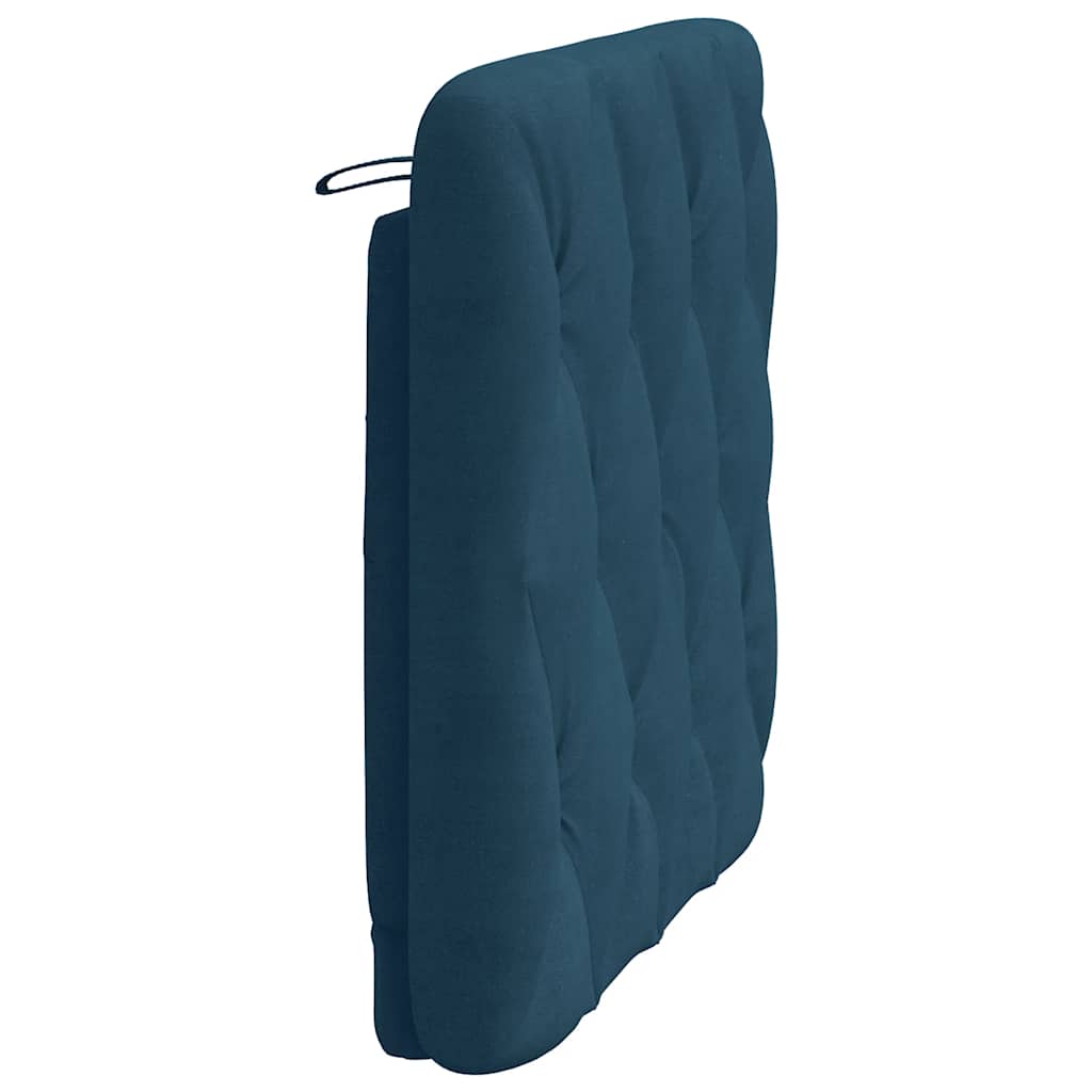 gavlpude 90 cm velour blå