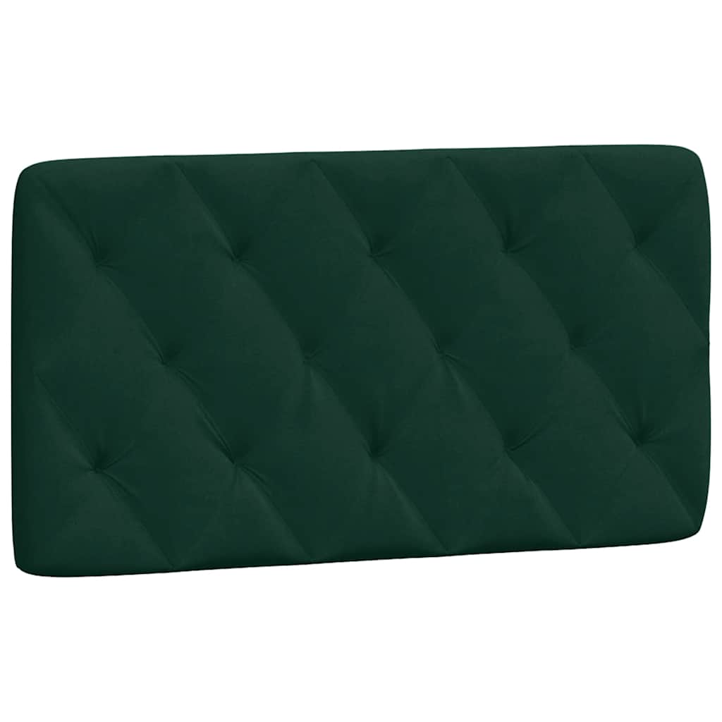 gavlpude 100 cm velour mørkegrøn