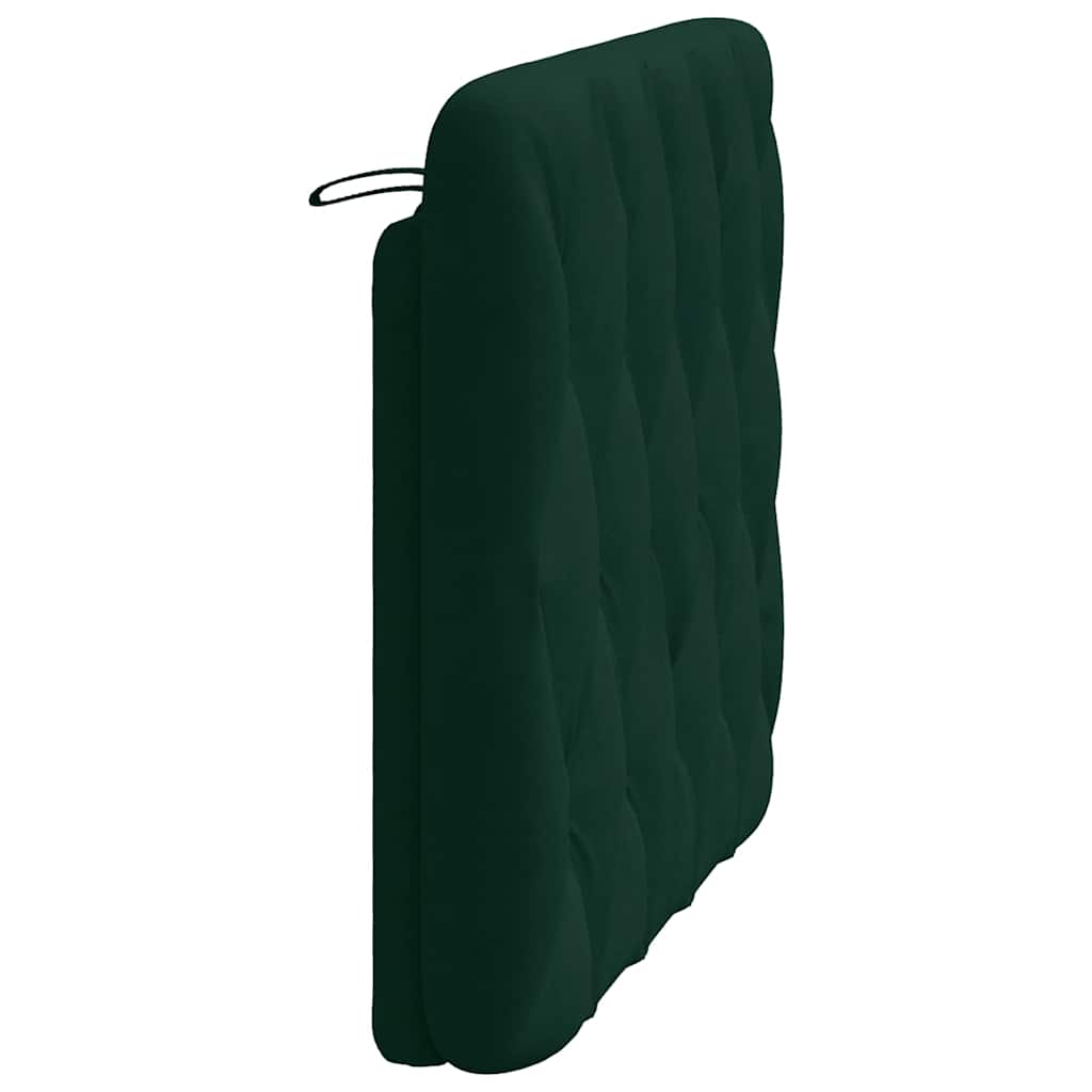 gavlpude 100 cm velour mørkegrøn