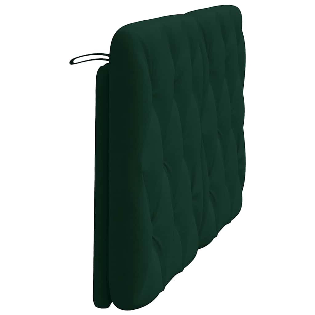 gavlpude 120 cm velour mørkegrøn