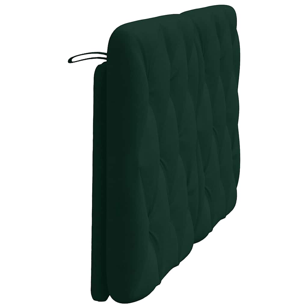 gavlpude 140 cm velour mørkegrøn