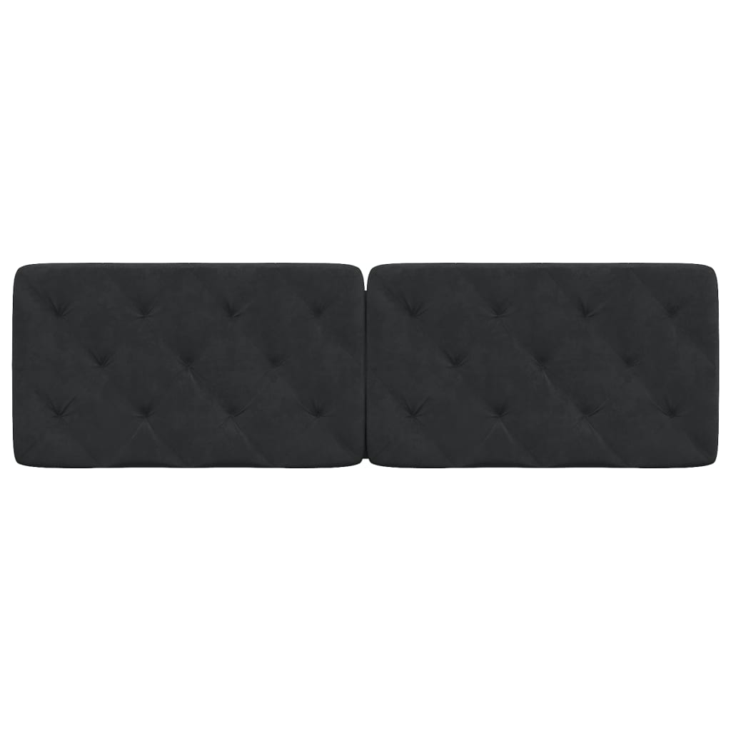 gavlpude 160 cm velour sort
