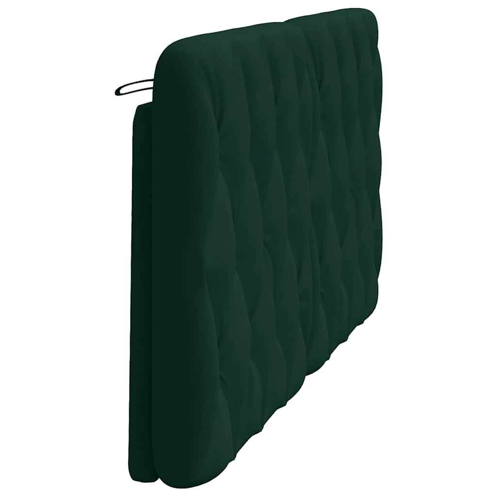 gavlpude 160 cm velour mørkegrøn