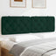 gavlpude 180 cm velour mørkegrøn