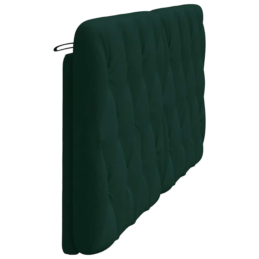 gavlpude 180 cm velour mørkegrøn