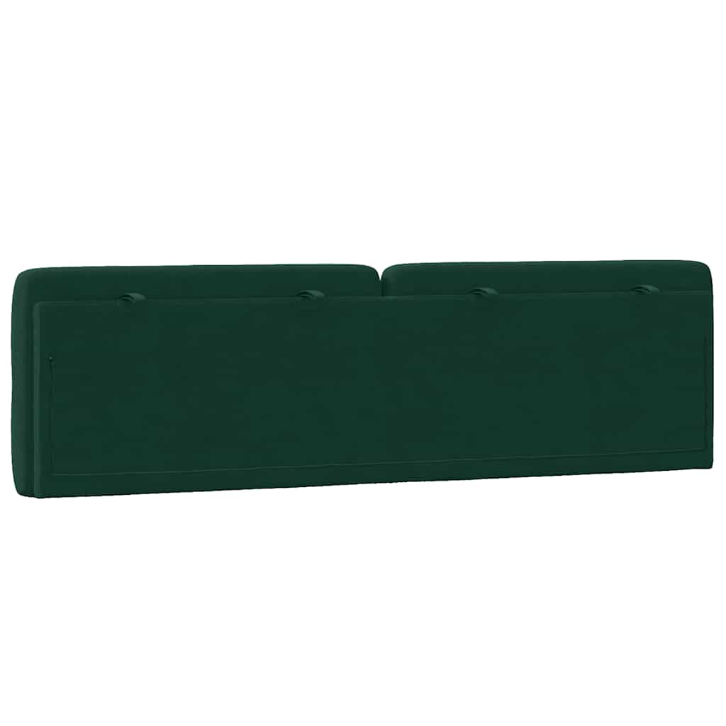 gavlpude 180 cm velour mørkegrøn