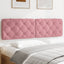 gavlpude 180 cm velour pink