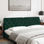 gavlpude 200 cm velour mørkegrøn