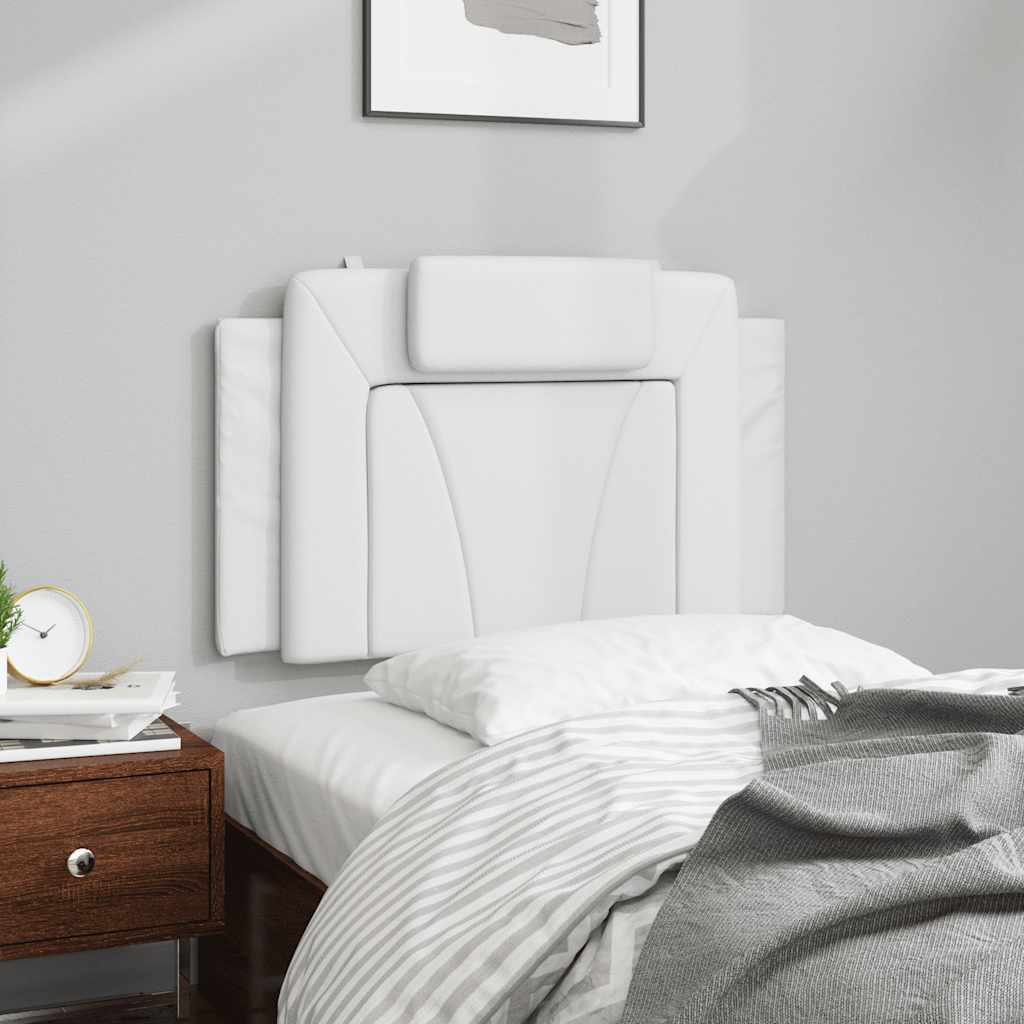 gavlpude Viana 80 cm kunstlæder hvid