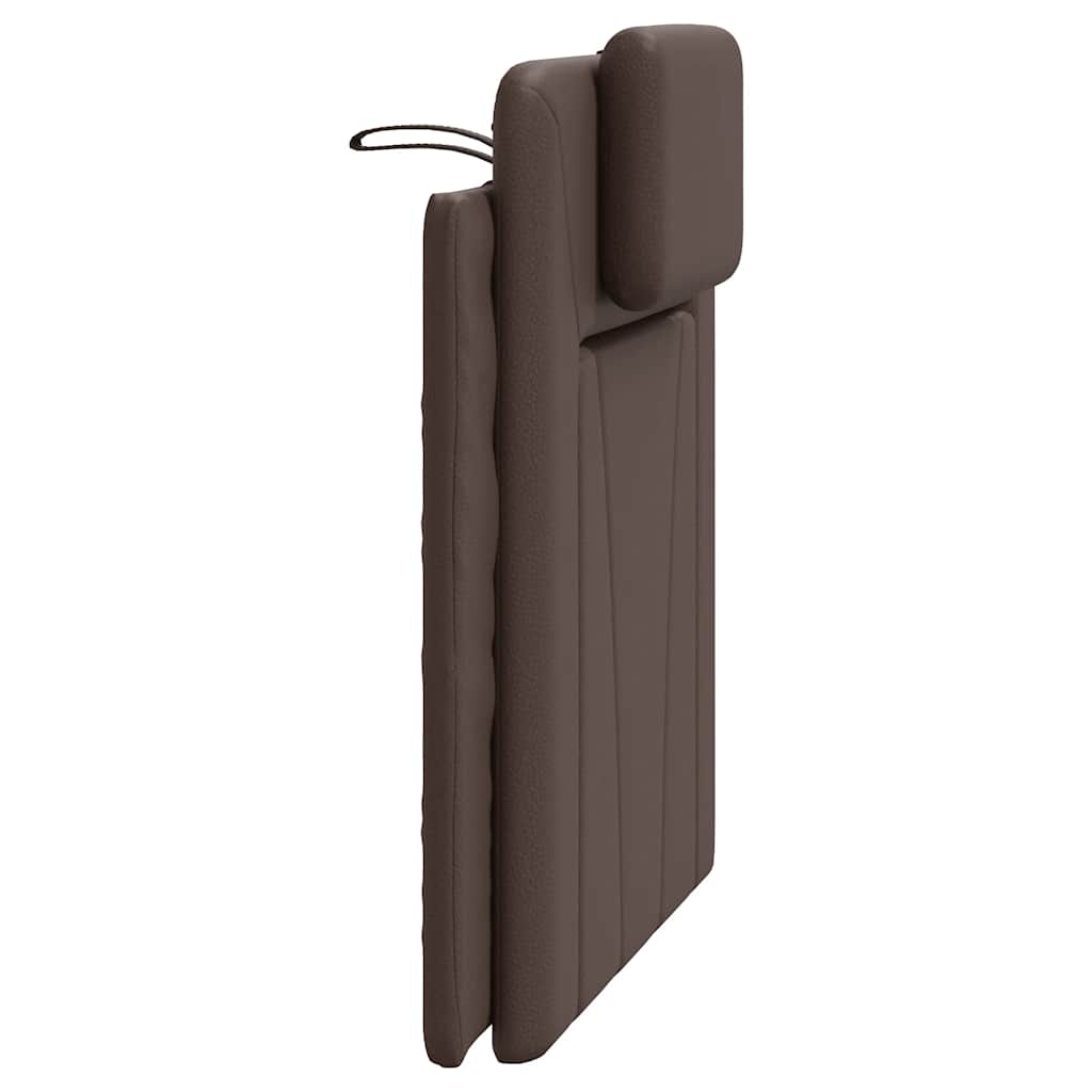 gavlpude Viana 80 cm kunstlæder brun