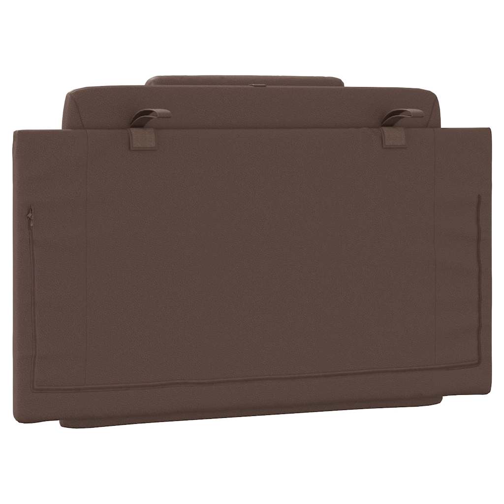 gavlpude Viana 80 cm kunstlæder brun