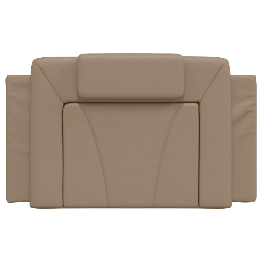 gavlpude Viana 80 cm kunstlæder cappuccinofarvet