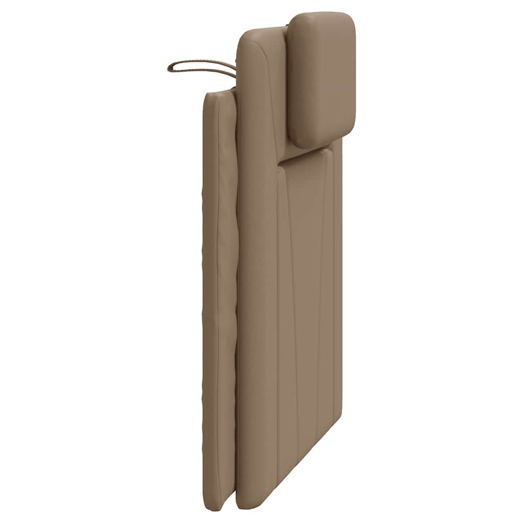 gavlpude Viana 80 cm kunstlæder cappuccinofarvet