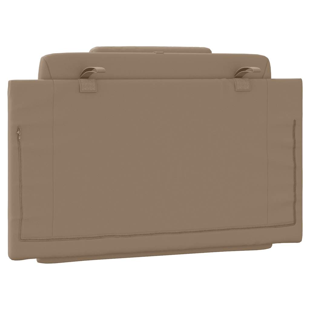 gavlpude Viana 80 cm kunstlæder cappuccinofarvet