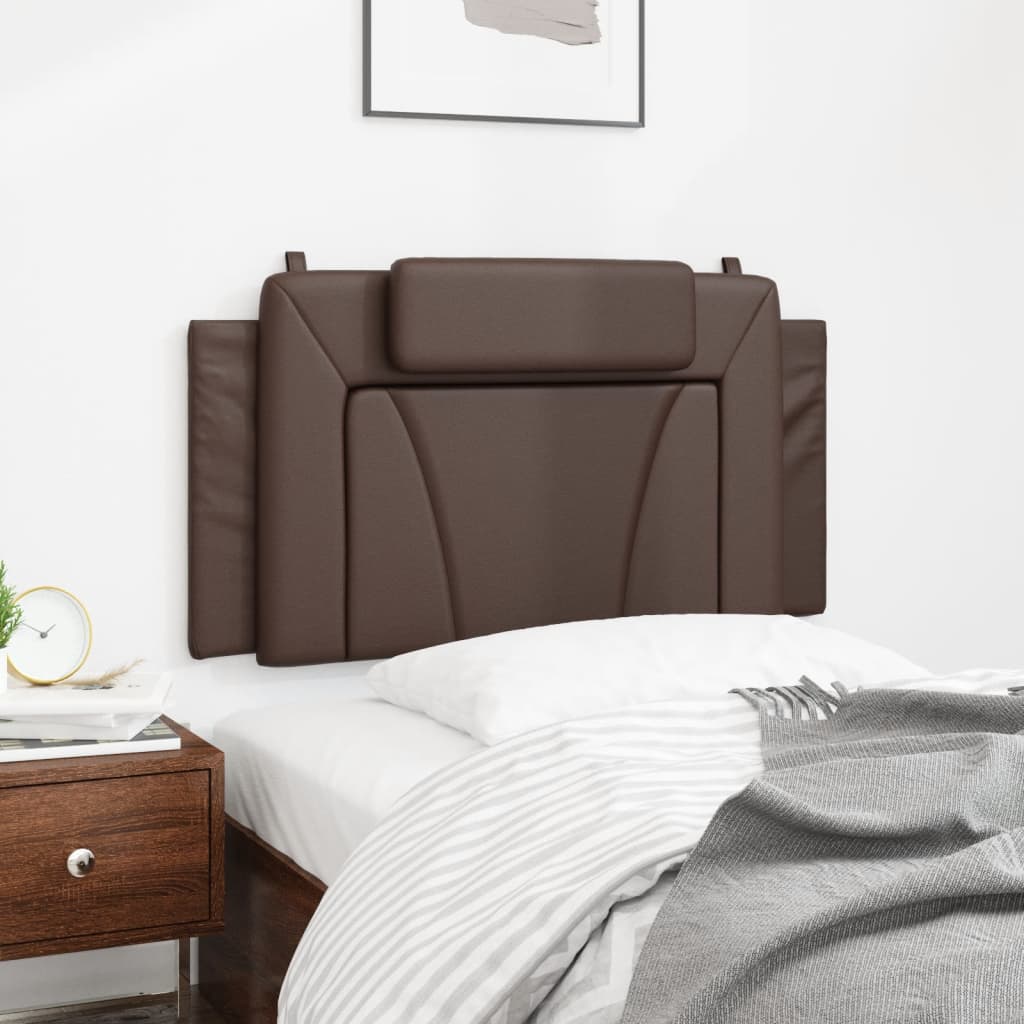 gavlpude Viana 100 cm kunstlæder brun