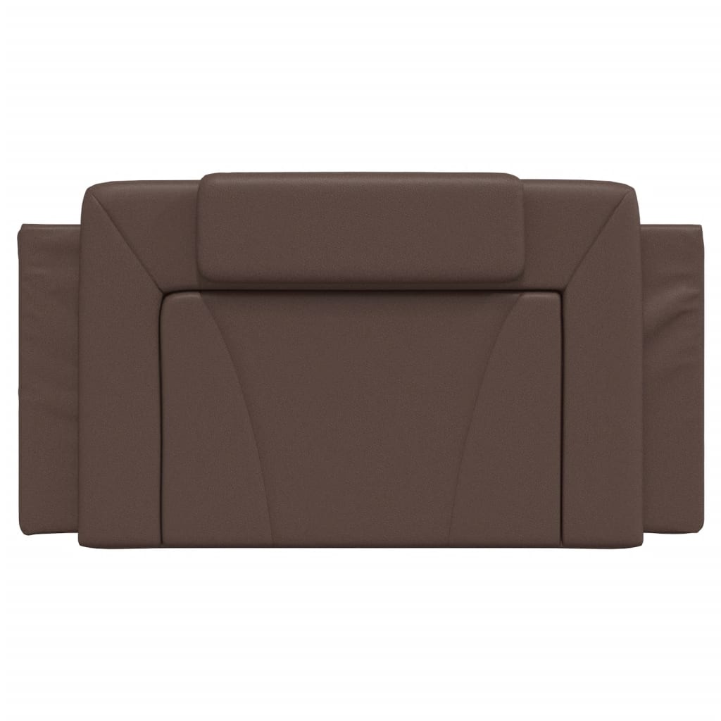 gavlpude Viana 100 cm kunstlæder brun