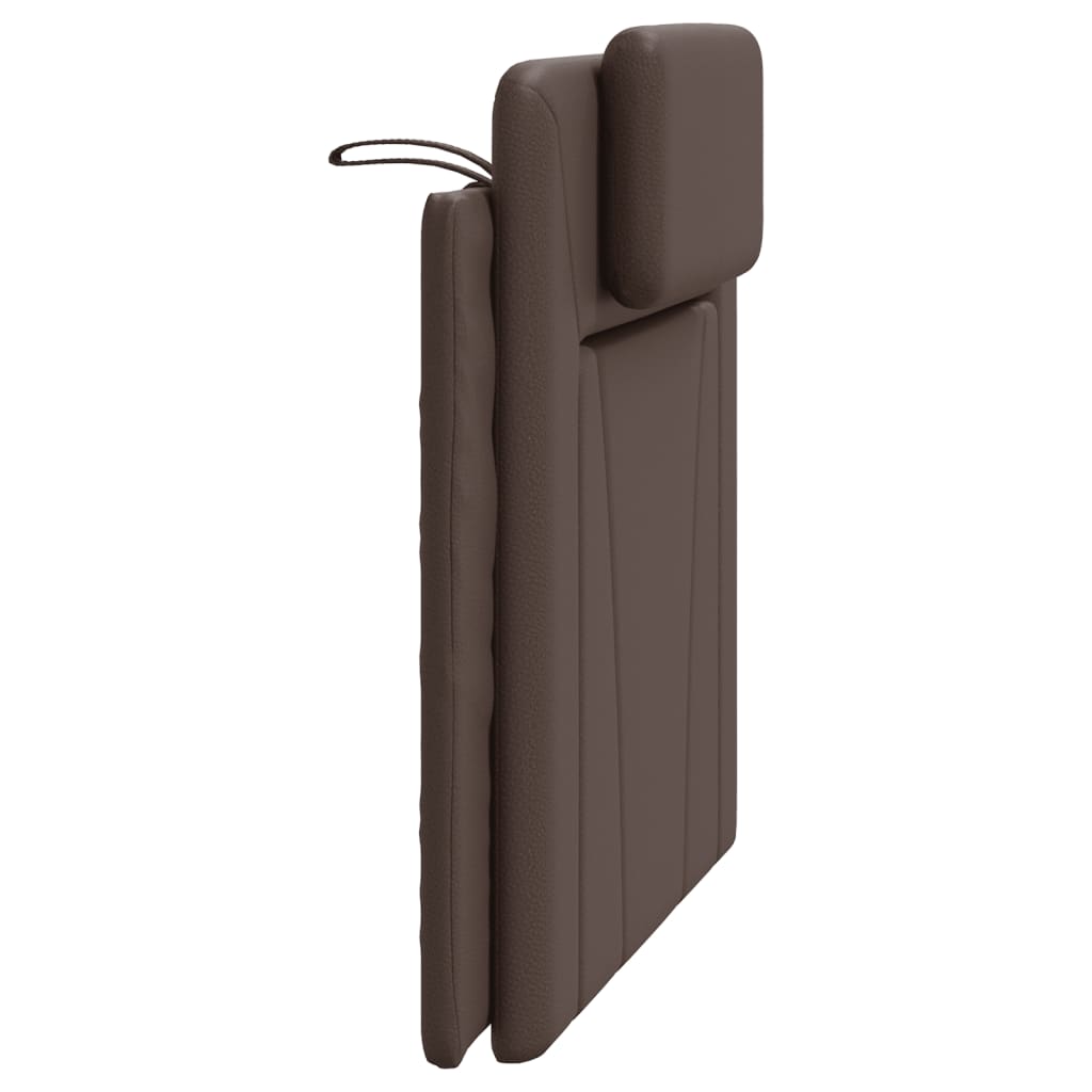 gavlpude Viana 100 cm kunstlæder brun
