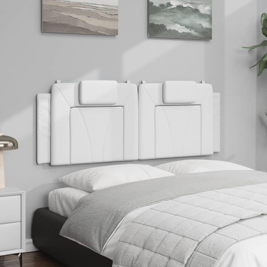 gavlpude Viana 120 cm kunstlæder hvid