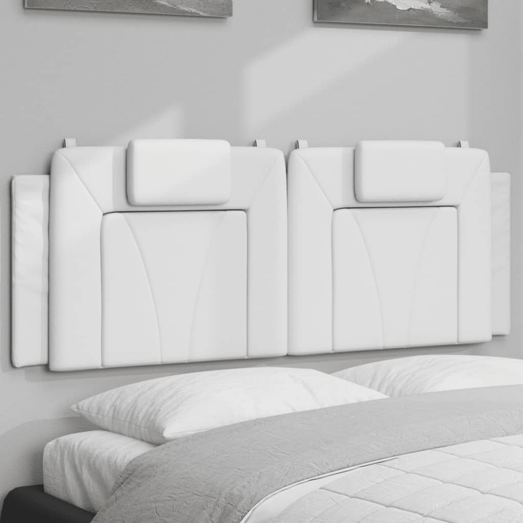 gavlpude Viana 120 cm kunstlæder hvid