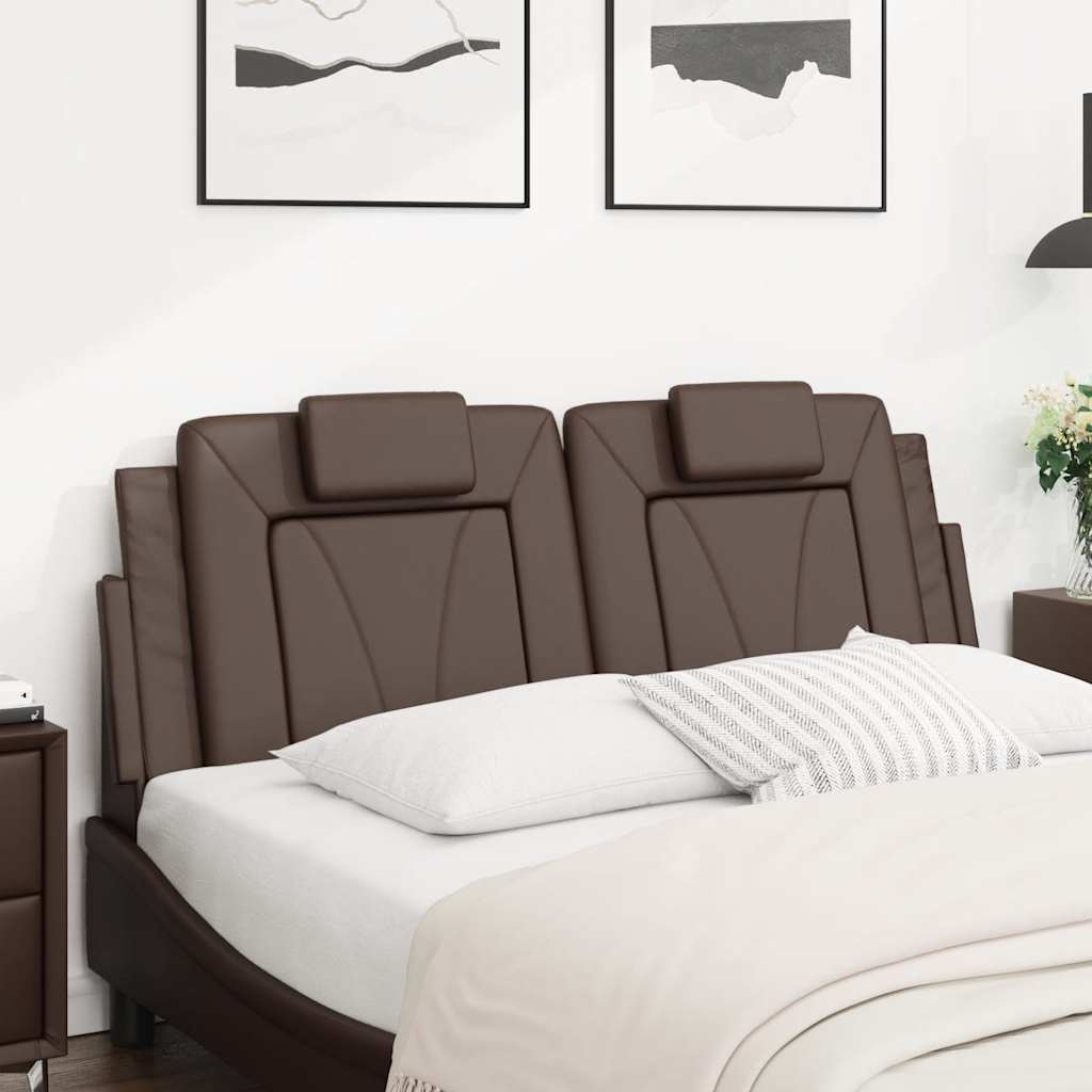 gavlpude Viana 120 cm kunstlæder brun