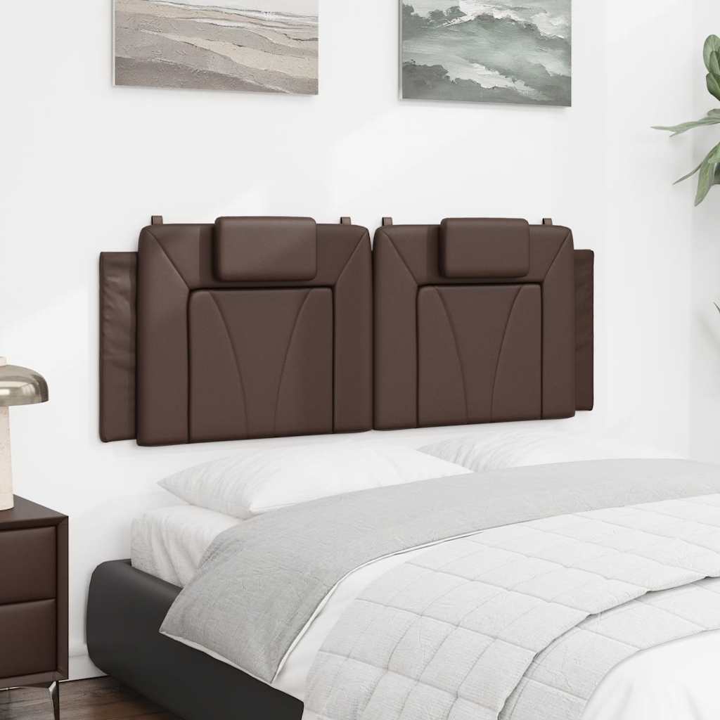 gavlpude Viana 120 cm kunstlæder brun