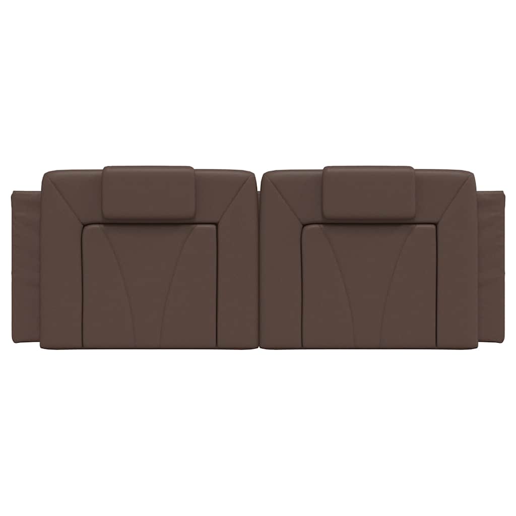 gavlpude Viana 120 cm kunstlæder brun