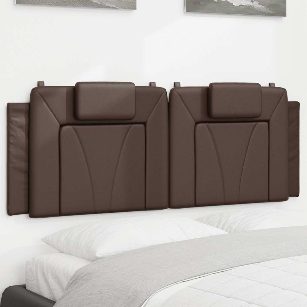 gavlpude Viana 120 cm kunstlæder brun