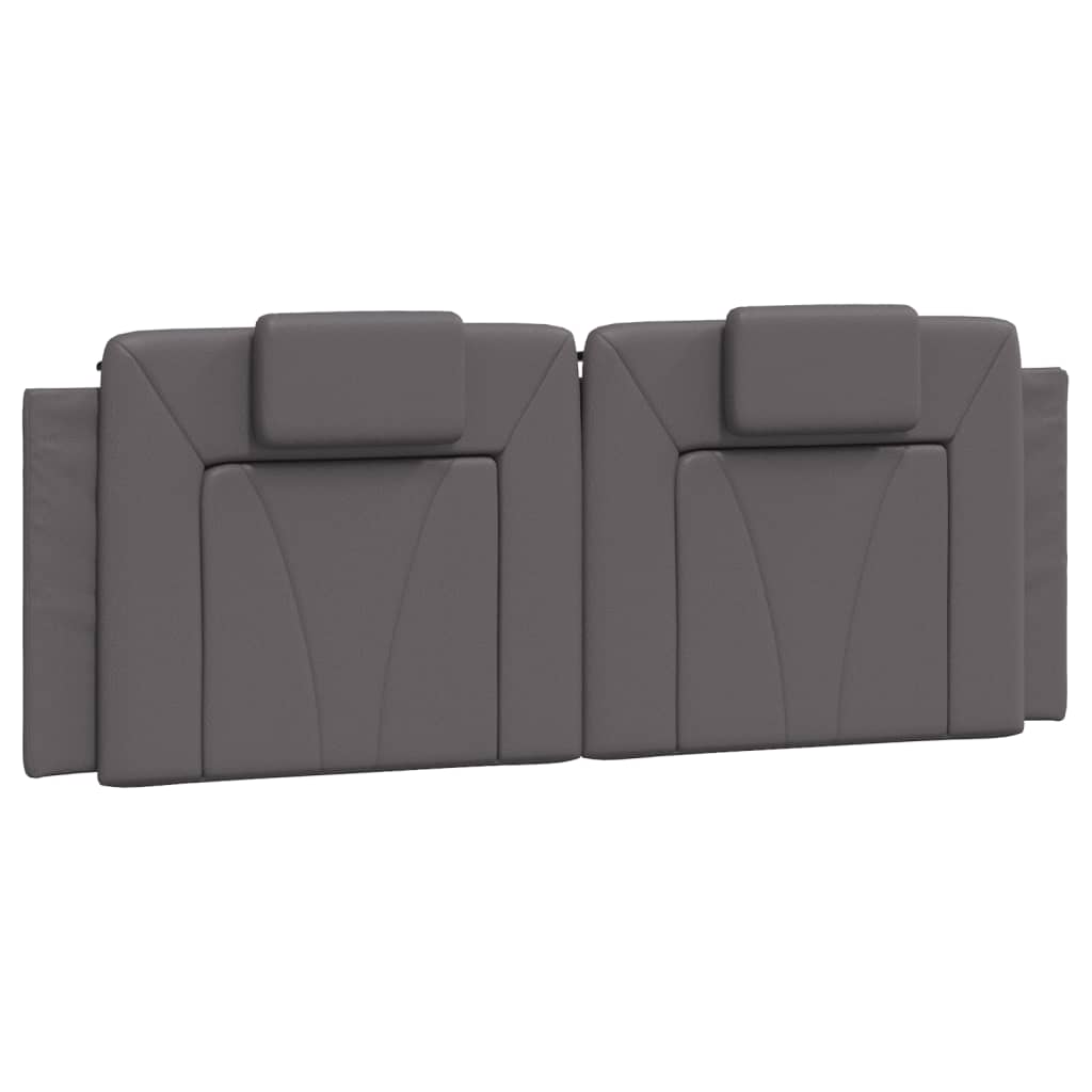 gavlpude Viana 120 cm kunstlæder grå