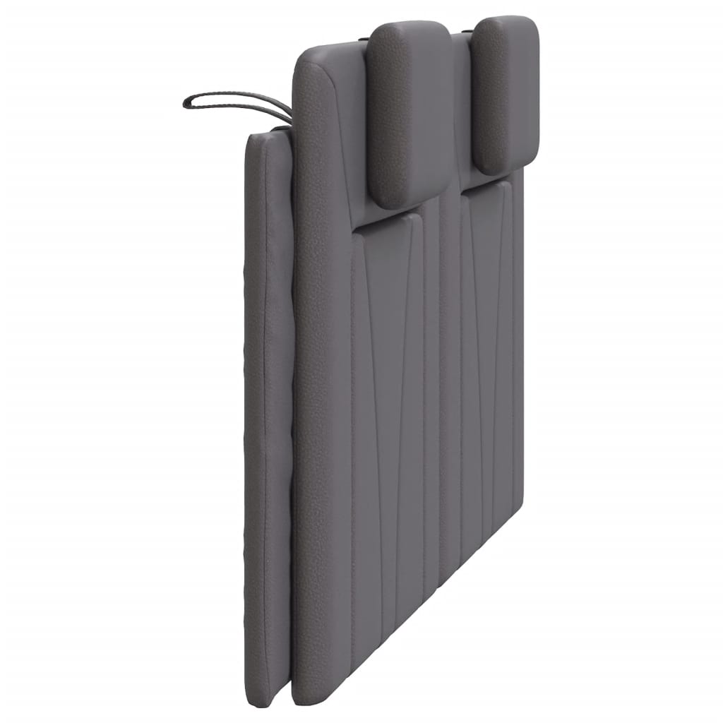 gavlpude Viana 120 cm kunstlæder grå