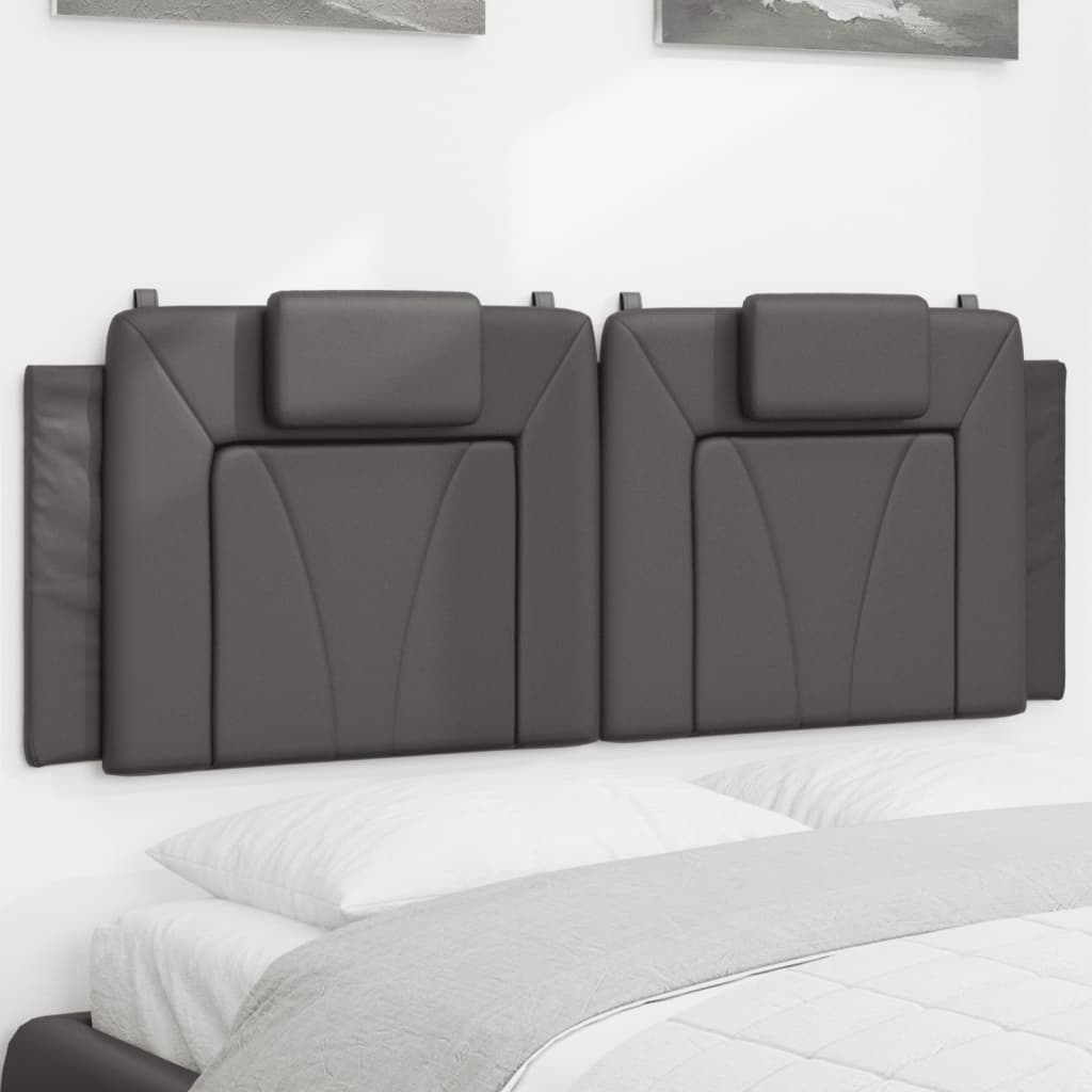 gavlpude Viana 120 cm kunstlæder grå