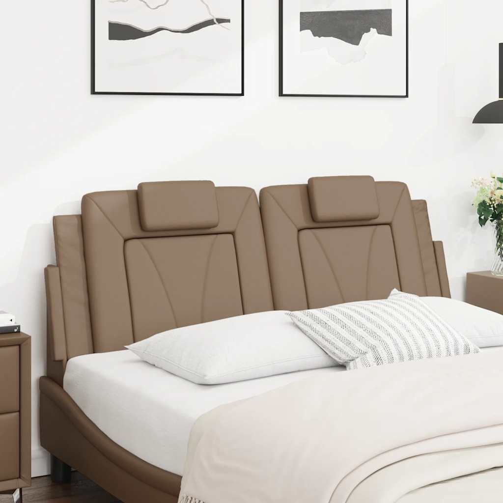 gavlpude Viana 120 cm kunstlæder cappuccinofarvet