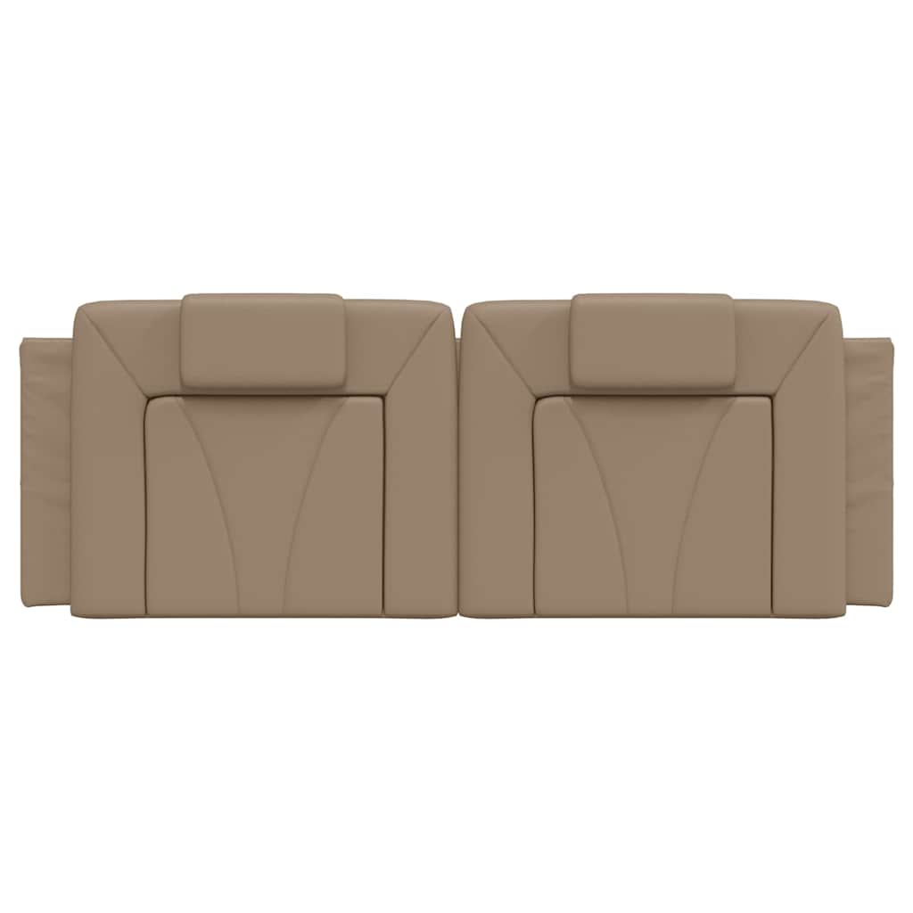 gavlpude Viana 120 cm kunstlæder cappuccinofarvet