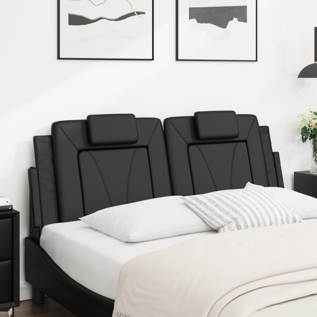 gavlpude Viana 137 cm kunstlæder sort