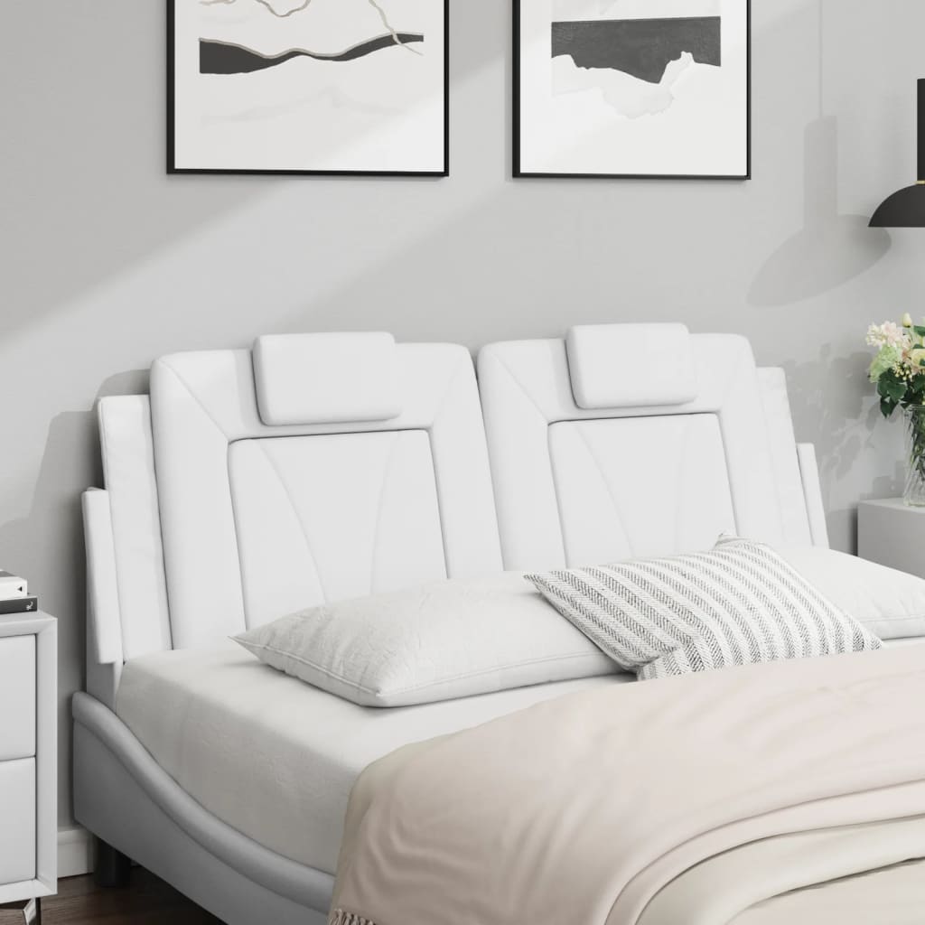 gavlpude Viana 140 cm kunstlæder hvid
