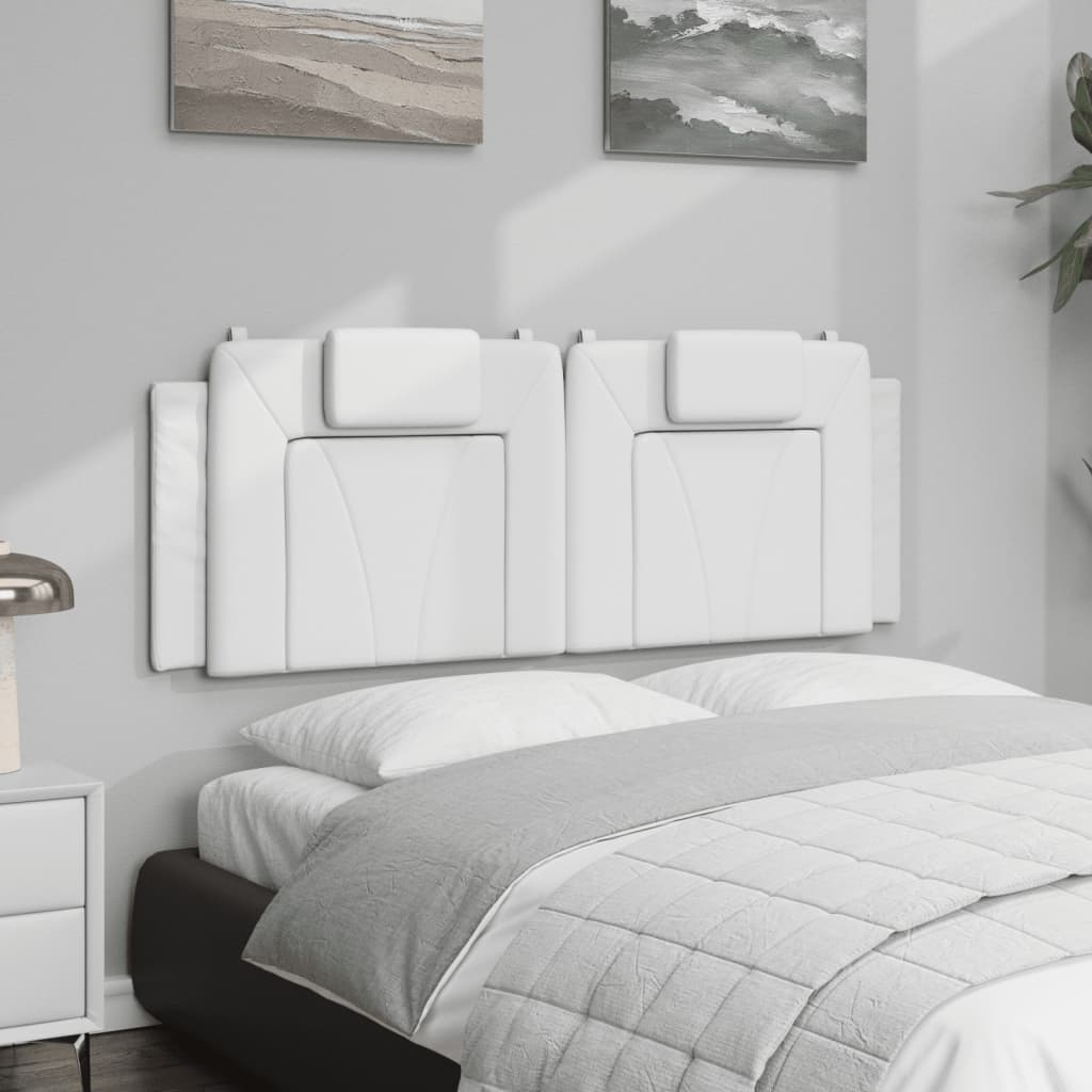 gavlpude Viana 140 cm kunstlæder hvid