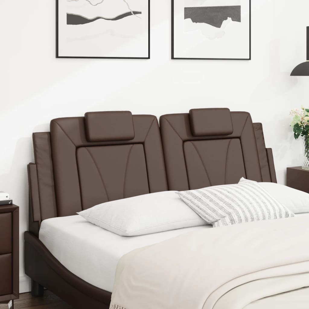 gavlpude Viana 140 cm kunstlæder brun