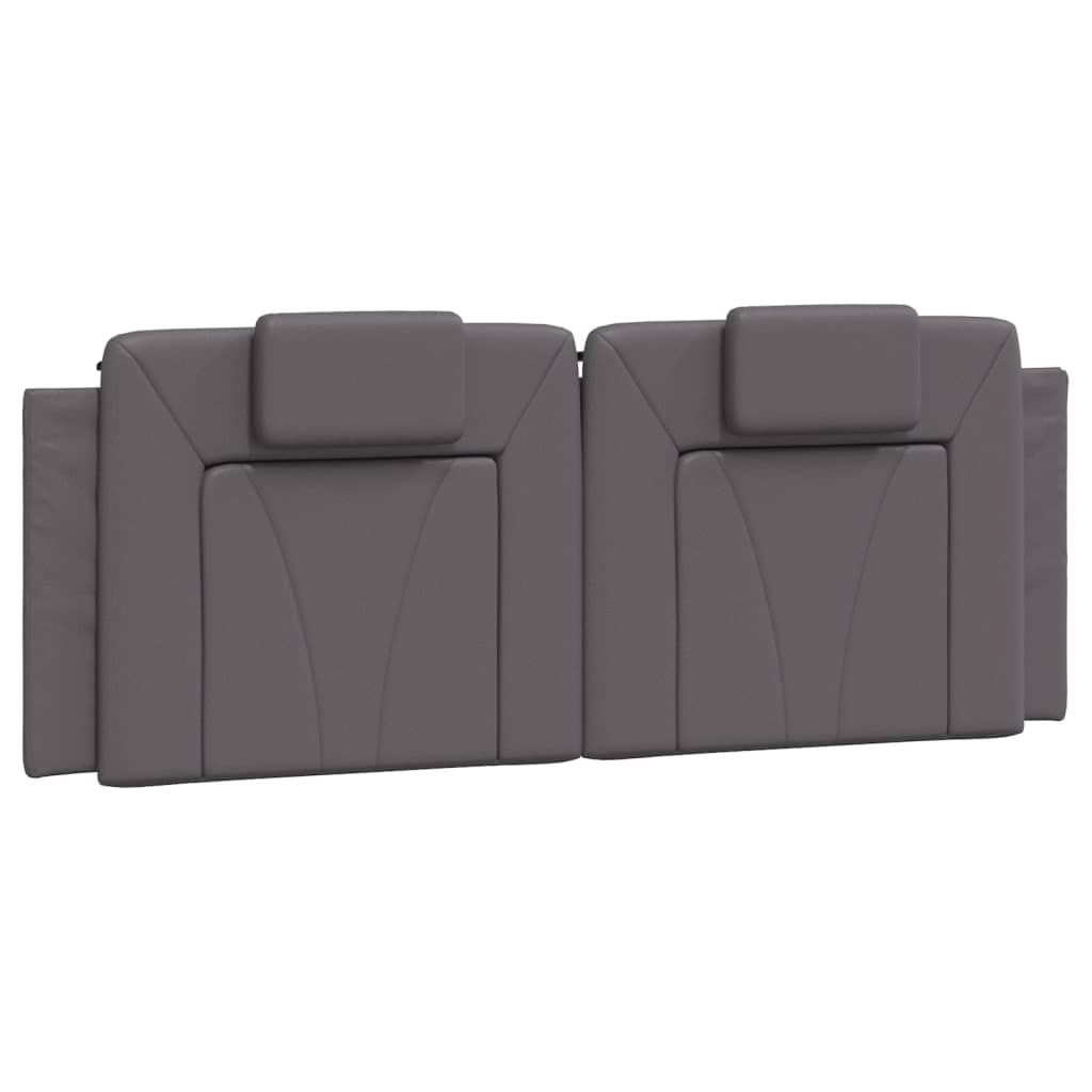 gavlpude Viana 140 cm kunstlæder grå