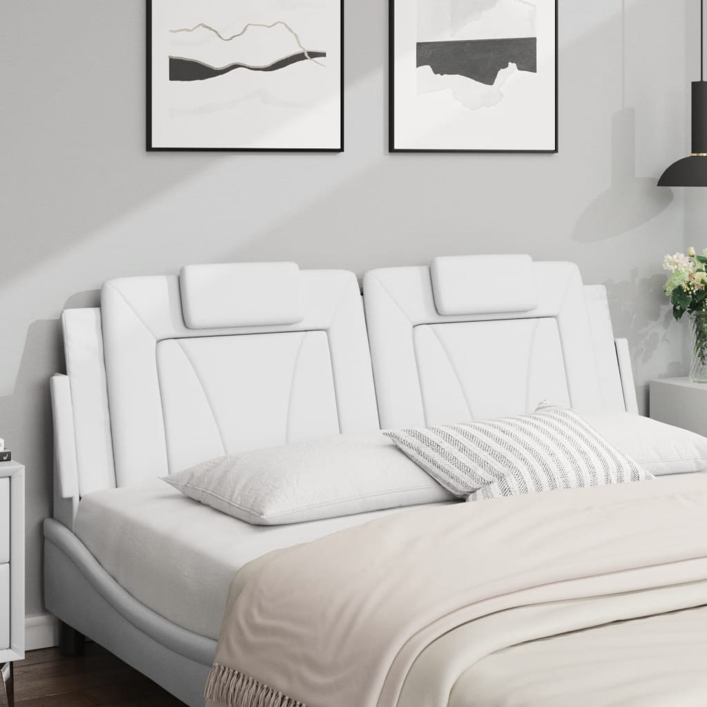 gavlpude Viana 160 cm kunstlæder hvid