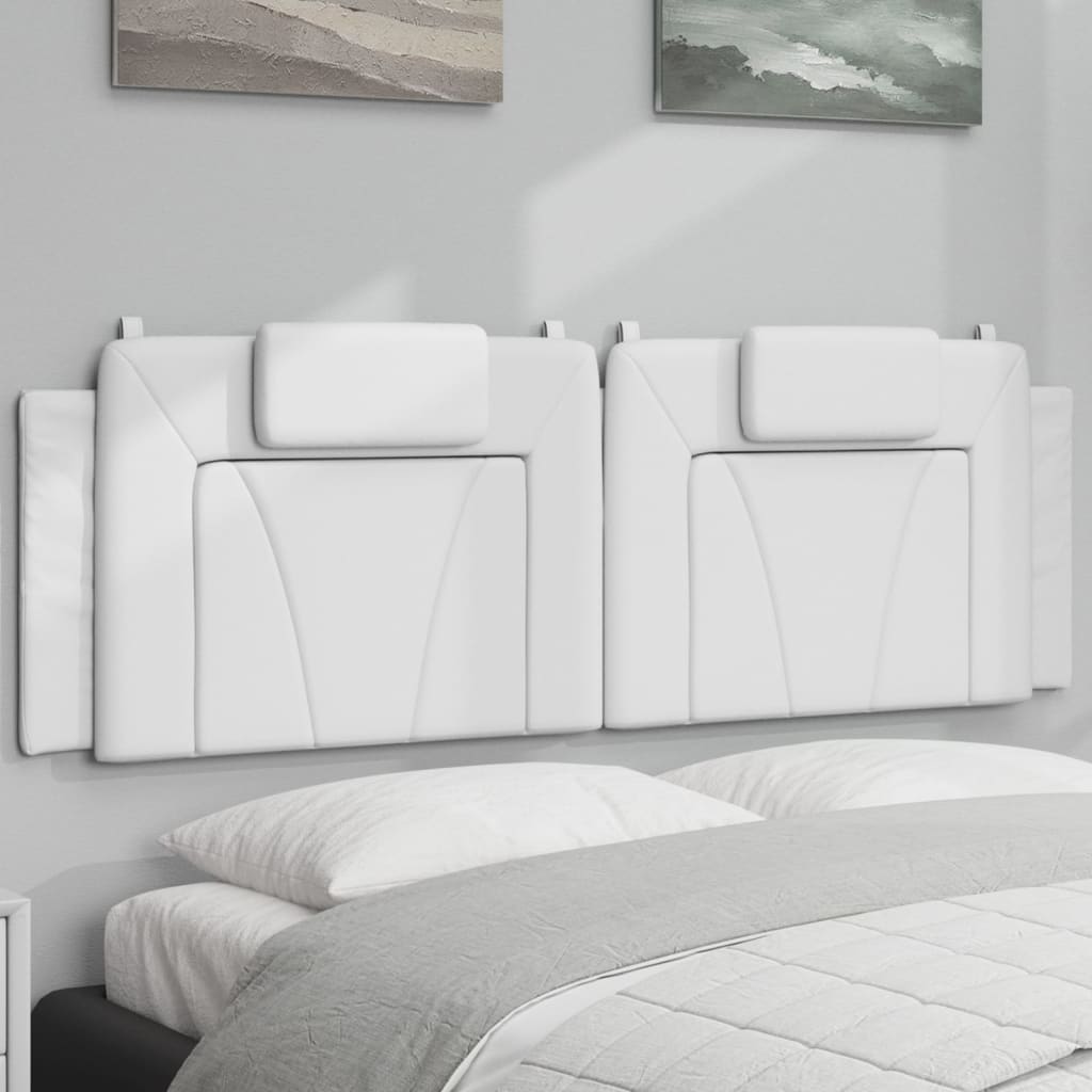 gavlpude Viana 160 cm kunstlæder hvid