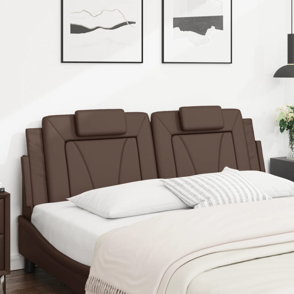 gavlpude Viana 160 cm kunstlæder brun