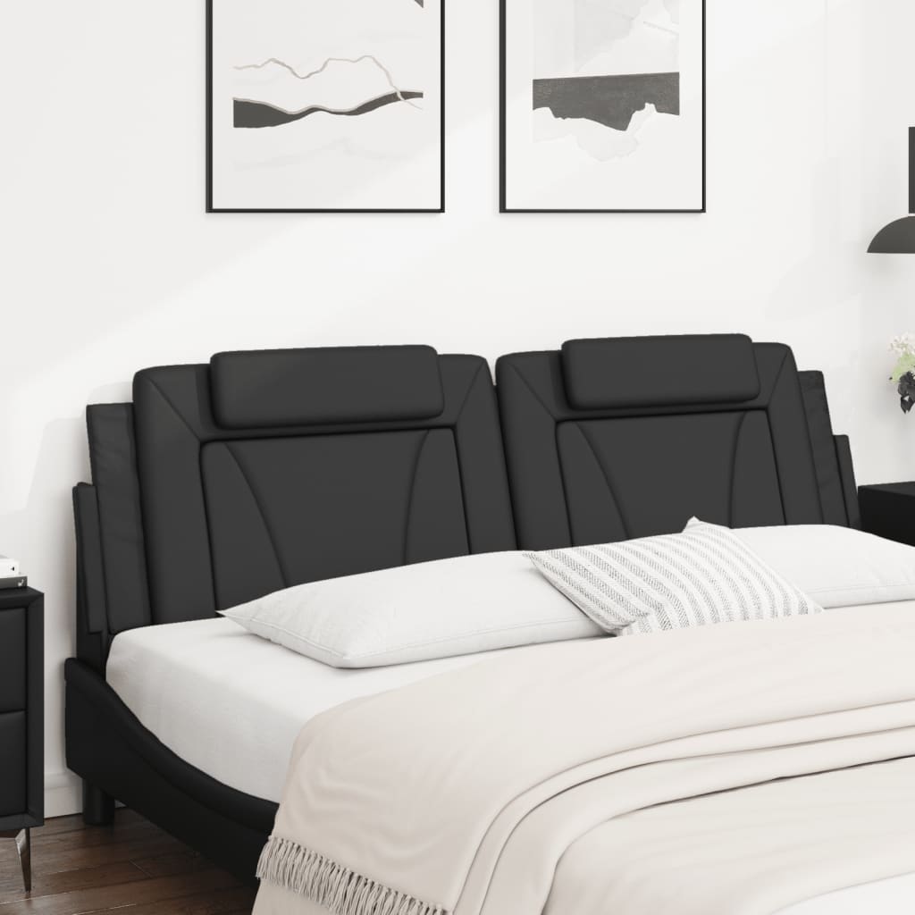 gavlpude Viana 180 cm kunstlæder sort