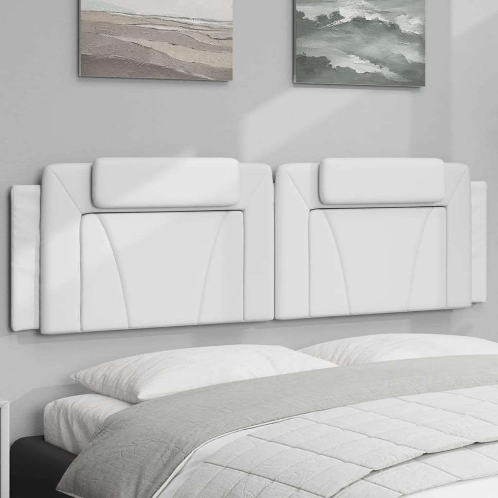 gavlpude Viana 180 cm kunstlæder hvid