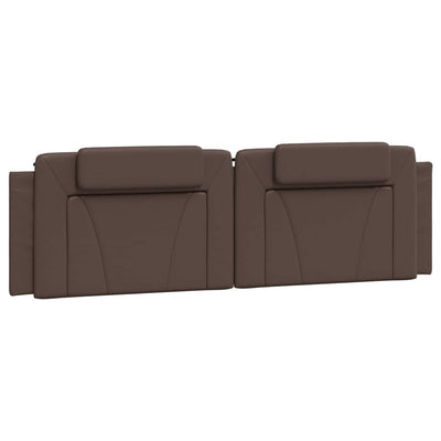 gavlpude Viana 180 cm kunstlæder brun