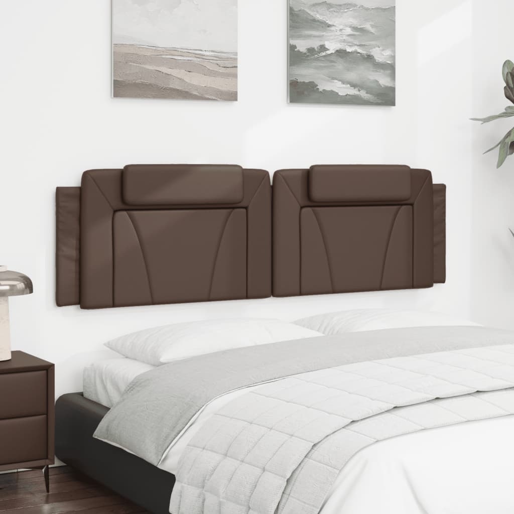 gavlpude Viana 180 cm kunstlæder brun